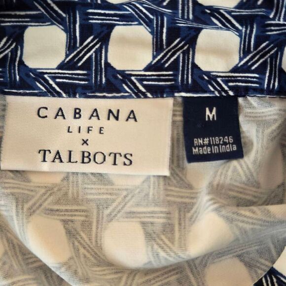 Cabana Life Talbots Womens Long Sleeve Athletic Sun Protection Top Medium - Picture 2 of 11